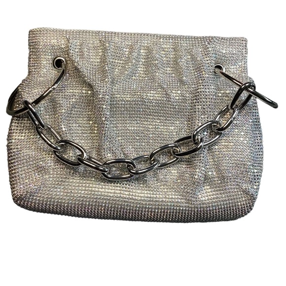 House of want Chill Framed Clutch in diamante - Picture 4 of 7